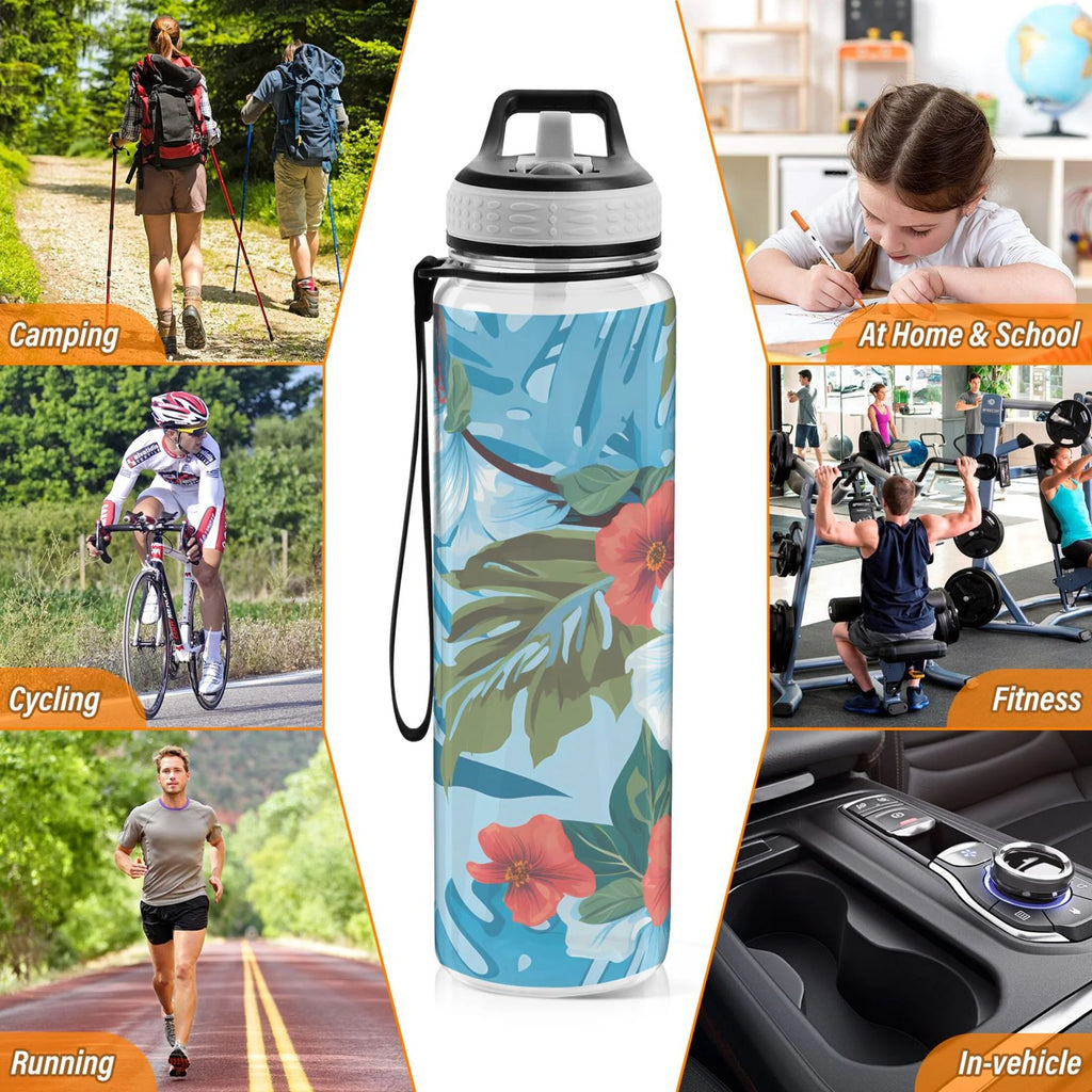 32oz Tritan Leakproof Water Bottle with Straw M895767