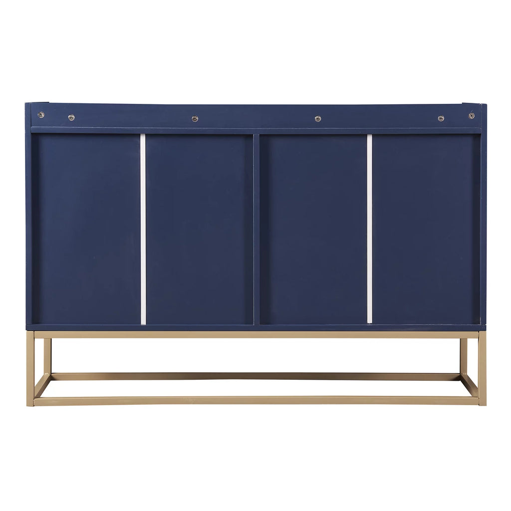 Navy Buffet Cabinet with 4 Doors F5565