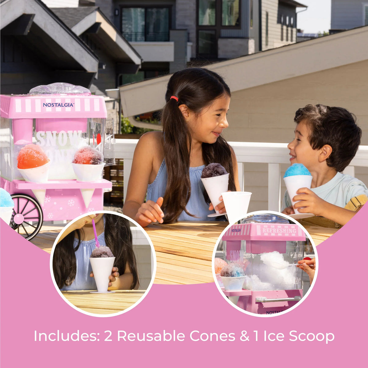 Pink Snow Cone Maker G384007