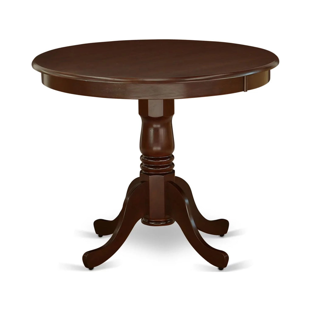 Antique 5-piece Dining Set with Leather Chairs Q6619