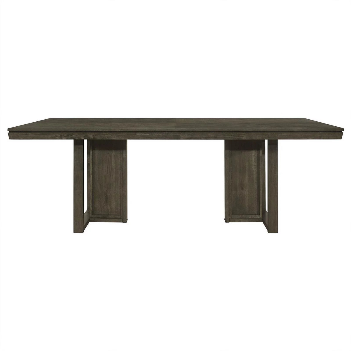 9-piece Wood Rectangular Dining Table Set R277