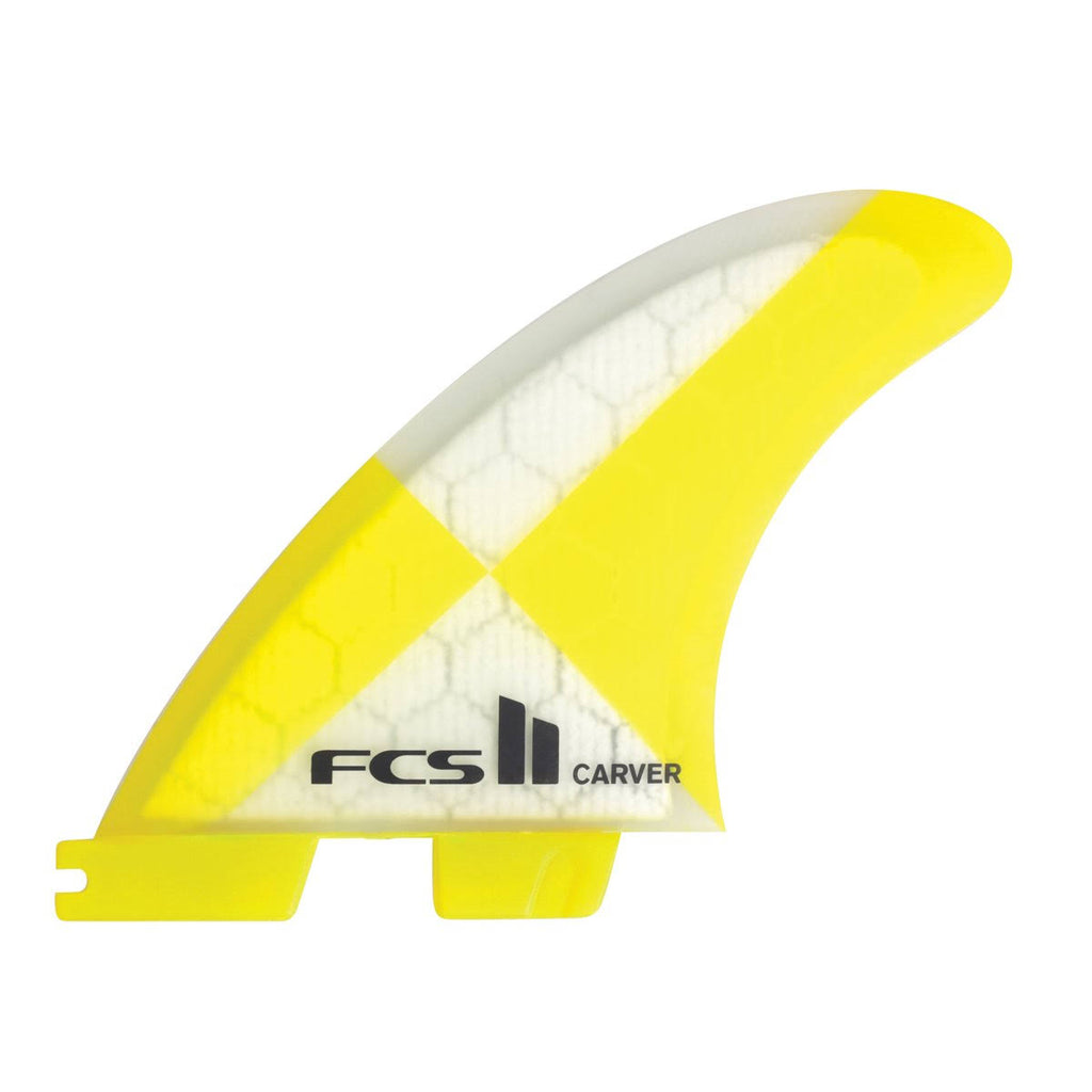 FCS II Carver PC Tri Fin Set (Yellow, L) V589042