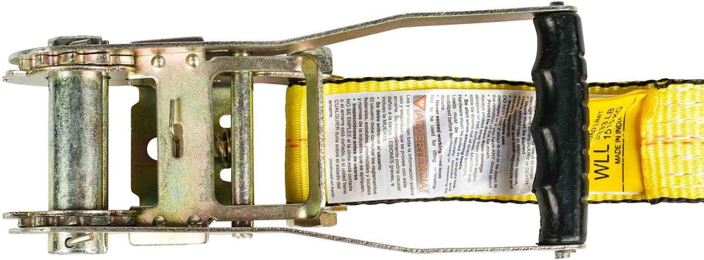 (2 Pack) 2 in. x 30 ft. Ratchet Strap with Chain Anchor WLL#3,400 lbs G23168