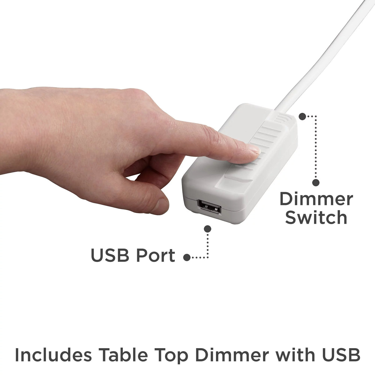 Traditional Table Lamp with White USB Dimmer Cord 37" Tall Bronze Golden Marbleized White Shade K6915