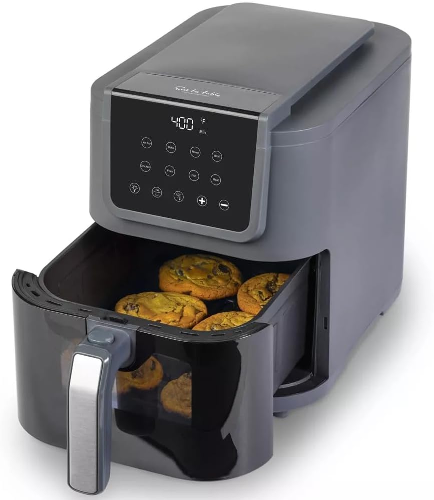 4-in-1 5qt Compact Air Fryer with Digital Touchscreen C6785