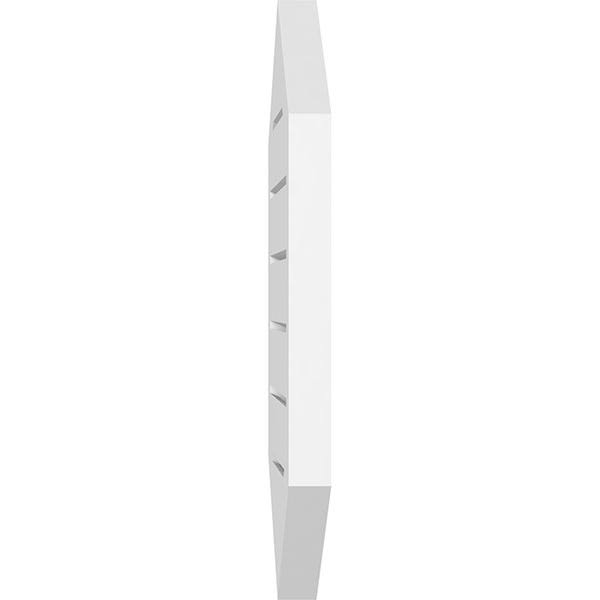 PVC Gable Vent 4/12 Pitch K6490