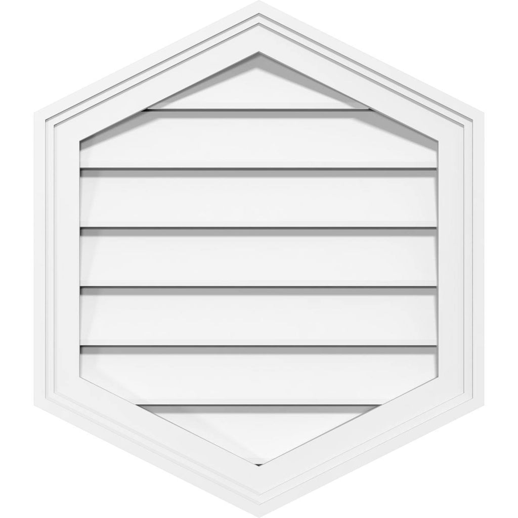 PVC Gable Vent 4/12 Pitch K6490