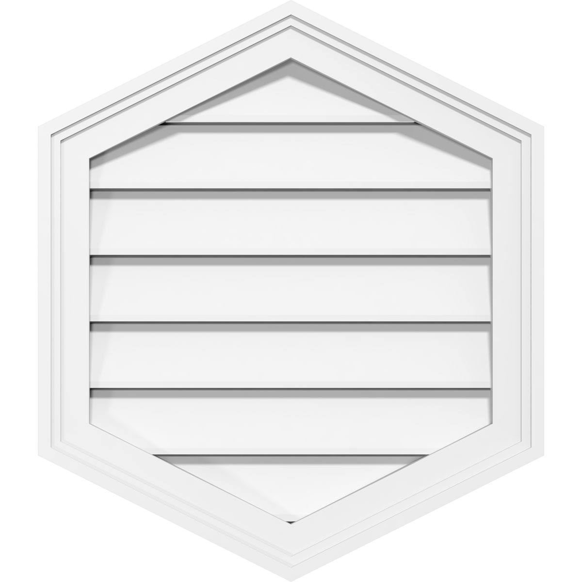 PVC Gable Vent 4/12 Pitch K6490