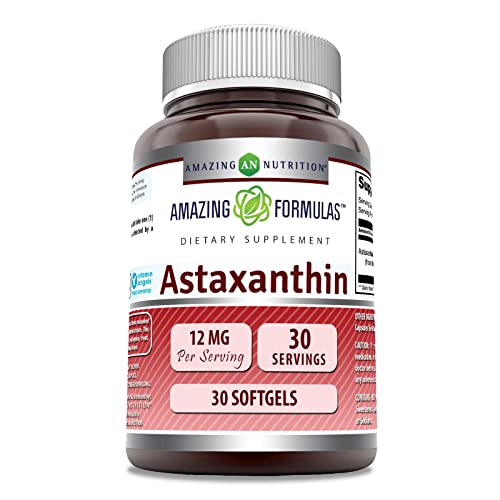 12 Mg Astaxanthin Supplement 30 Softgels Q28129