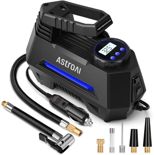 Portable Air Compressor Tire Inflator 12V DC with Digital Pressure Gauge K347