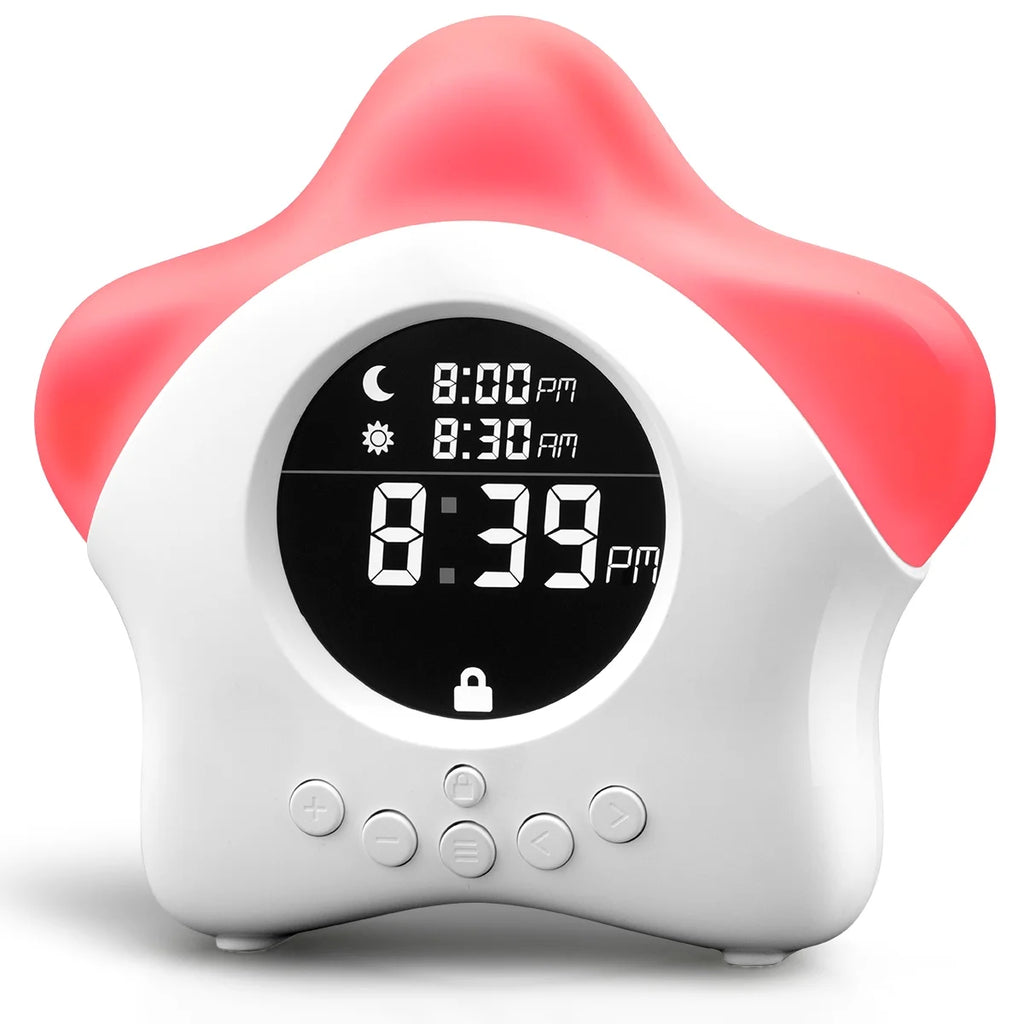 Toddler Sleep Training Clock, Night Light & Alarm Clock V7869