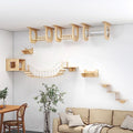 Solid Wood Cat Climbing Frame Set L616175