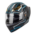 Motorbike Helmet with Dual Visor H360416