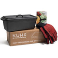 Pre-Seasoned Cast Iron Bread Loaf Pan with Lid D979