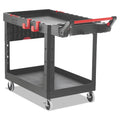 Heavy Duty Utility Cart, 2 Shelves E9867