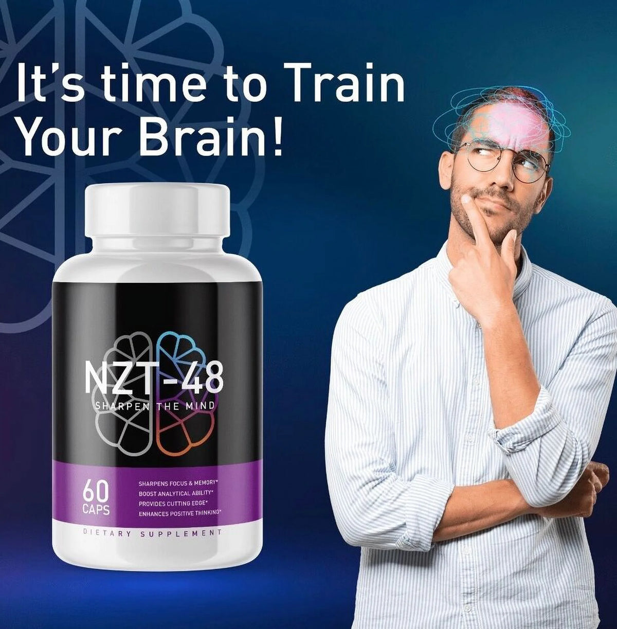 60 Capsules (3 Pack) Brain Booster U202