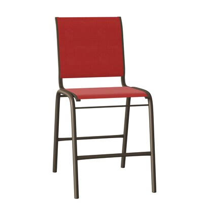 Stacking Patio Dining Side Chair Textured Beachwood Lime T126