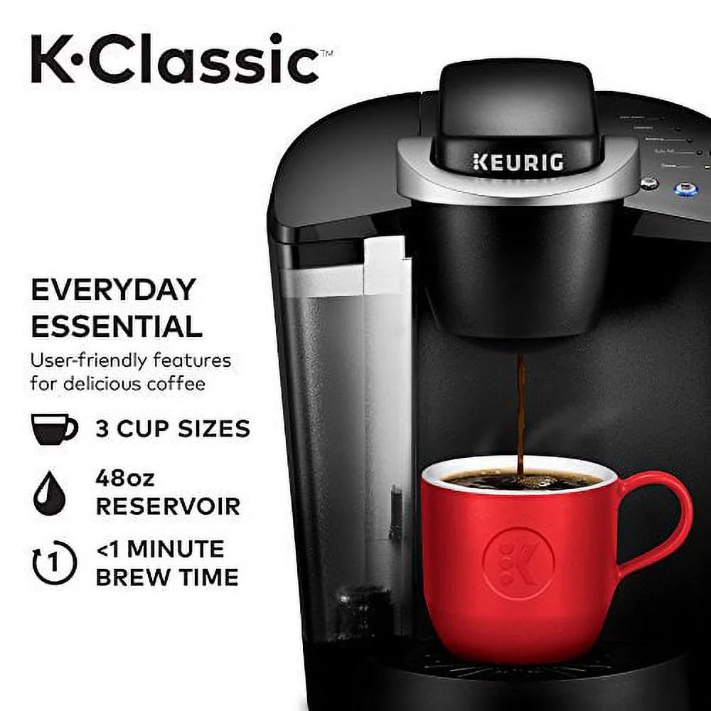 Black Single Serve Programmable Coffee Maker I87383
