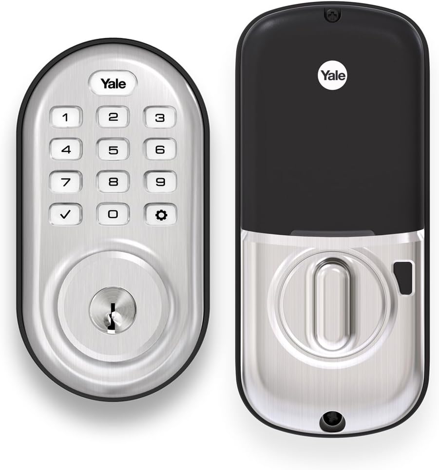 Push Button Deadbolt in Satin Nickel W1634