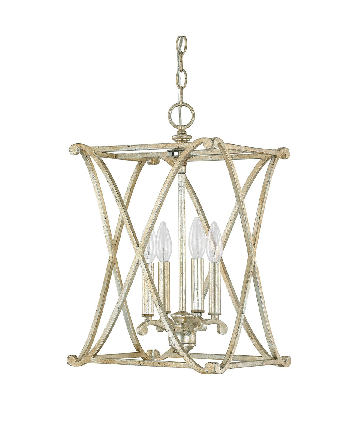 4 Light Foyer Fixture Winter Gold H21664