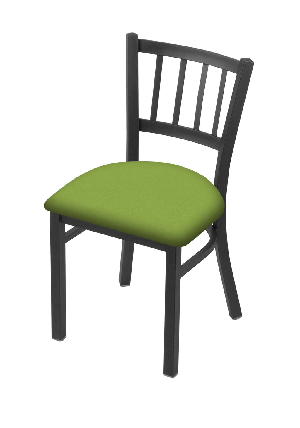 Pewter Finish Canter Red Chair D4044