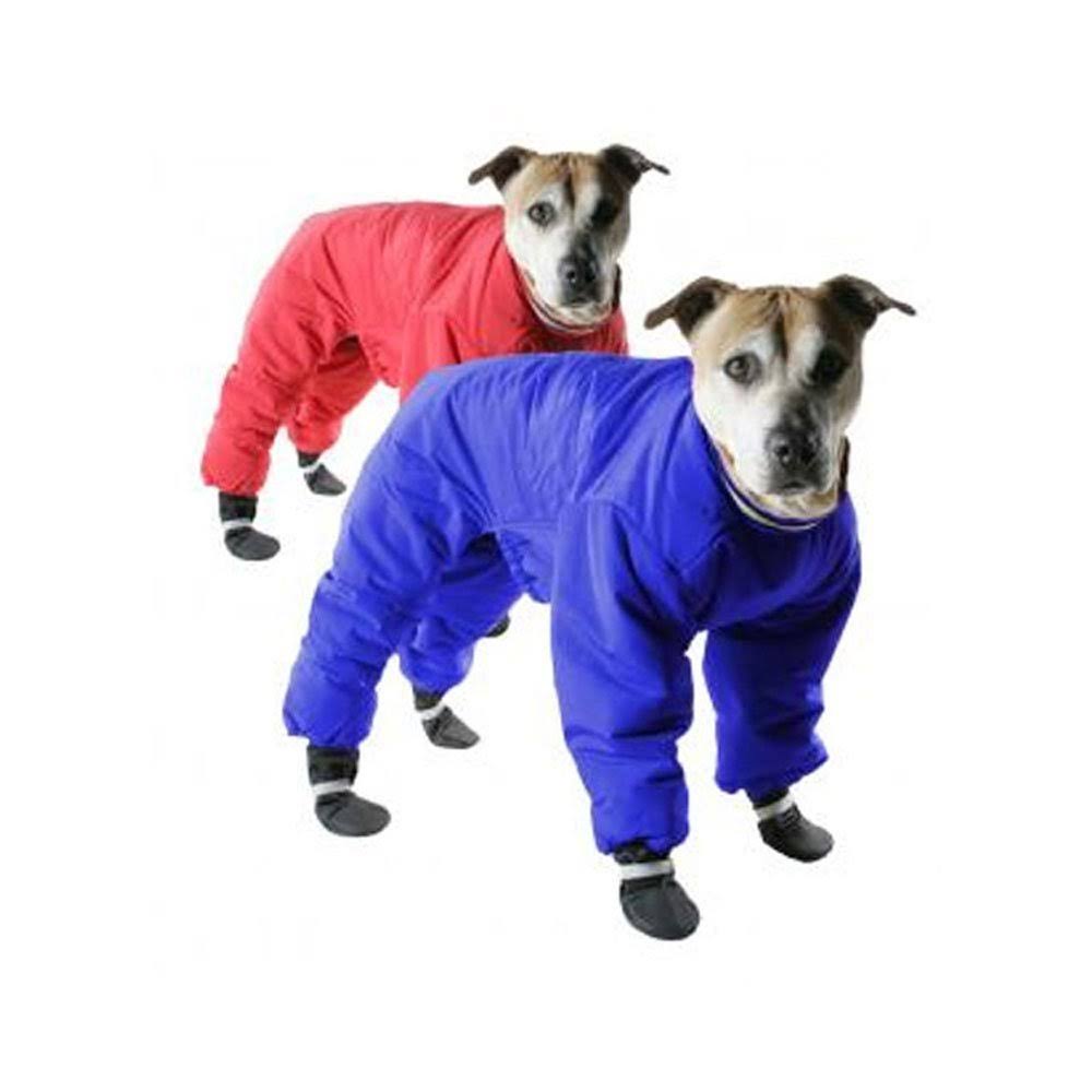 Red Reversible Dog Snowsuit Size 24 K749104