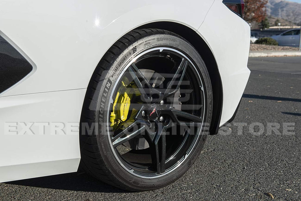 GM Factory XL Extended Style Painted Carbon Flash Metallic Rear Side Splash Guards Mud Flap Pair B33445