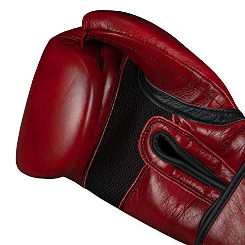 Blood Red Leather Training Gloves E610299