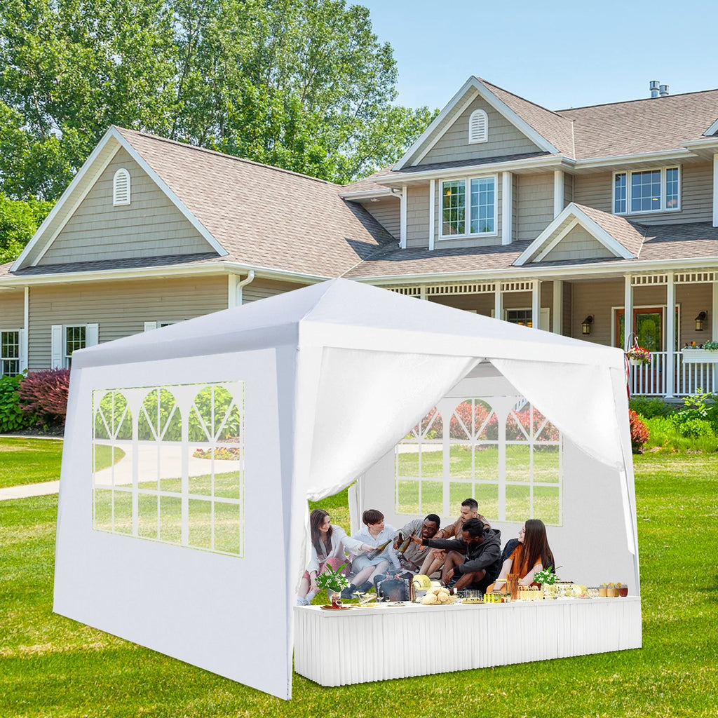 10' x 10' Canopy Party Tent with 4 Sidewalls L553