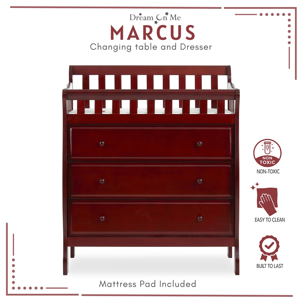 Cherry Changing Table And Dresser I9521