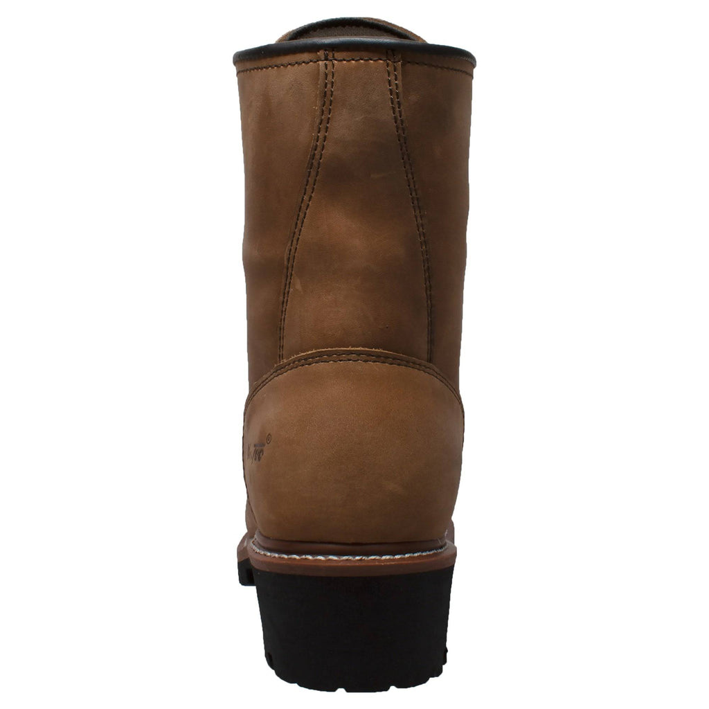 Waterproof Logger Brown Work Boots D449
