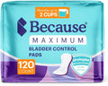 Incontinence Pads for Women, Maximum Absorbency, 120 Count I735