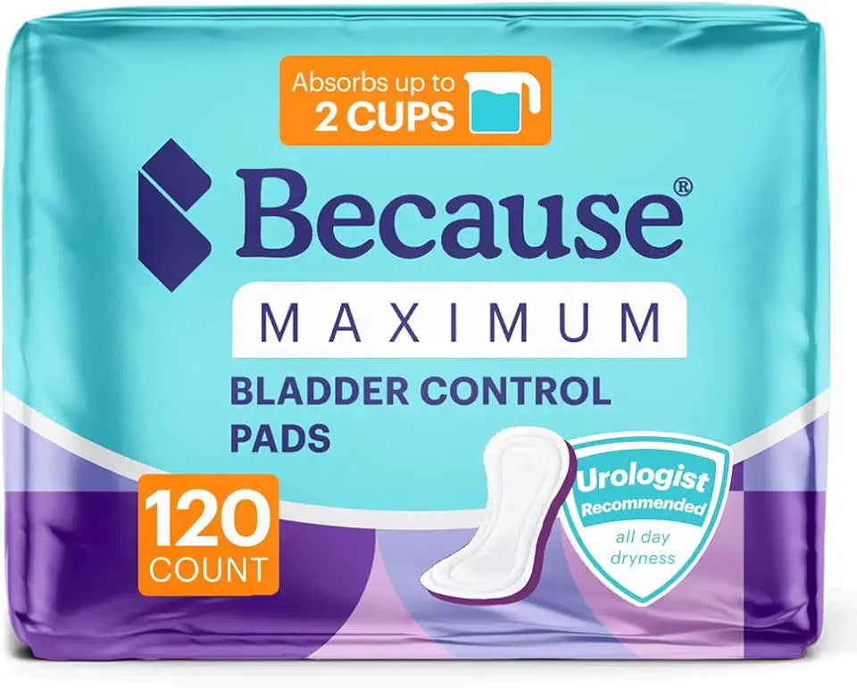 Incontinence Pads for Women, Maximum Absorbency, 120 Count I735