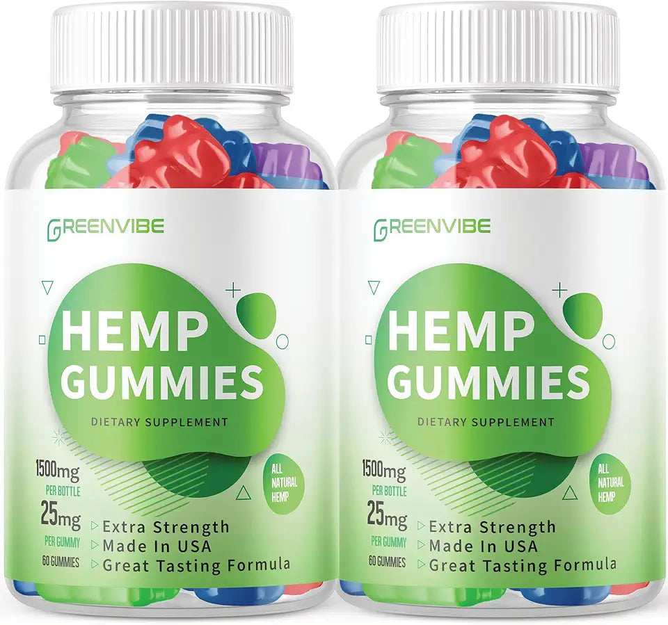 25mg Hemp Gummies 1500mg 120 Gummies X522