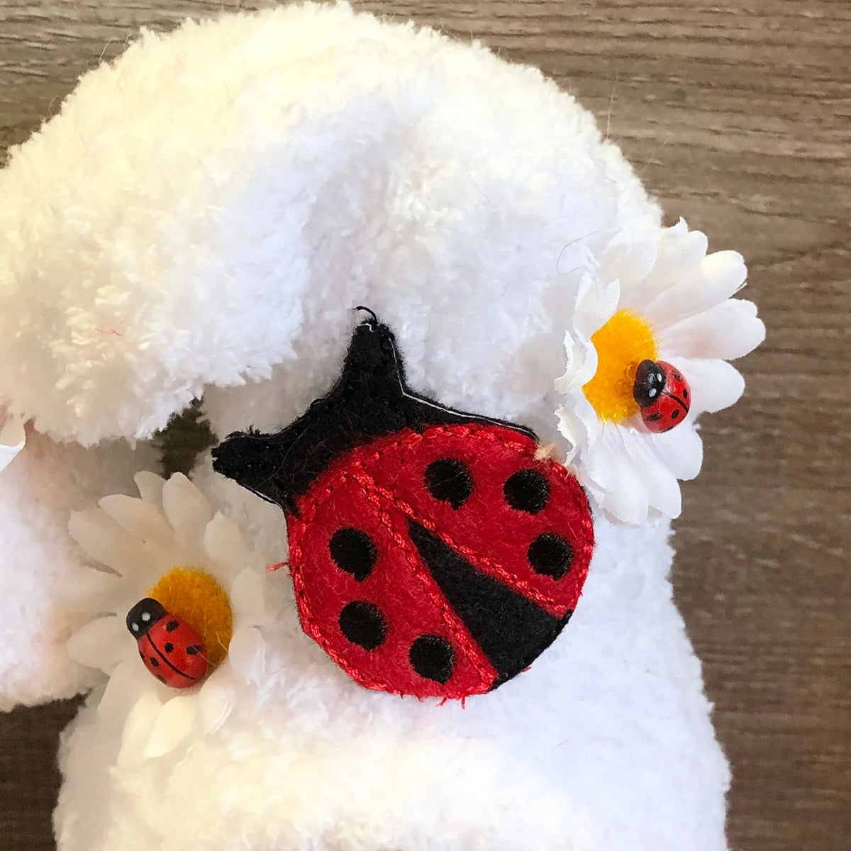 Ladybugs Daisy Forest Elf Doll Ornament F5163