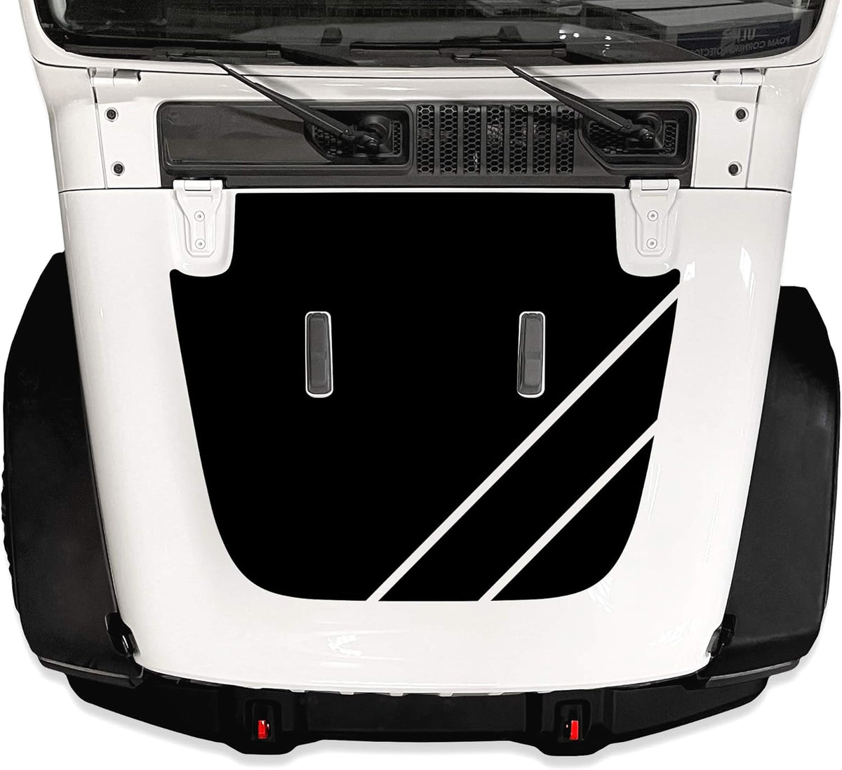 Matte Black 3M Vinyl Decal Wrap Pack of 2 T5316