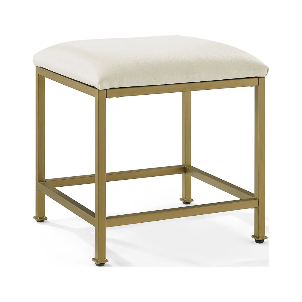 Soft Gold Vanity Stool B72089