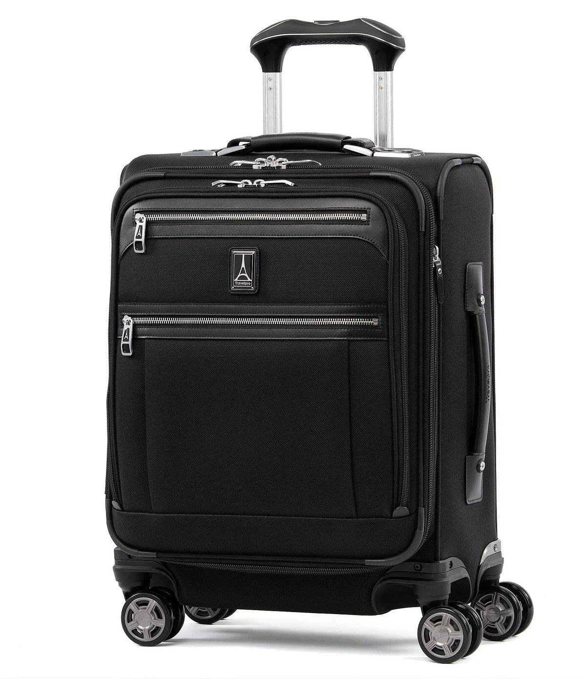 Shadow Black Expandable Carry On Spinner G911006