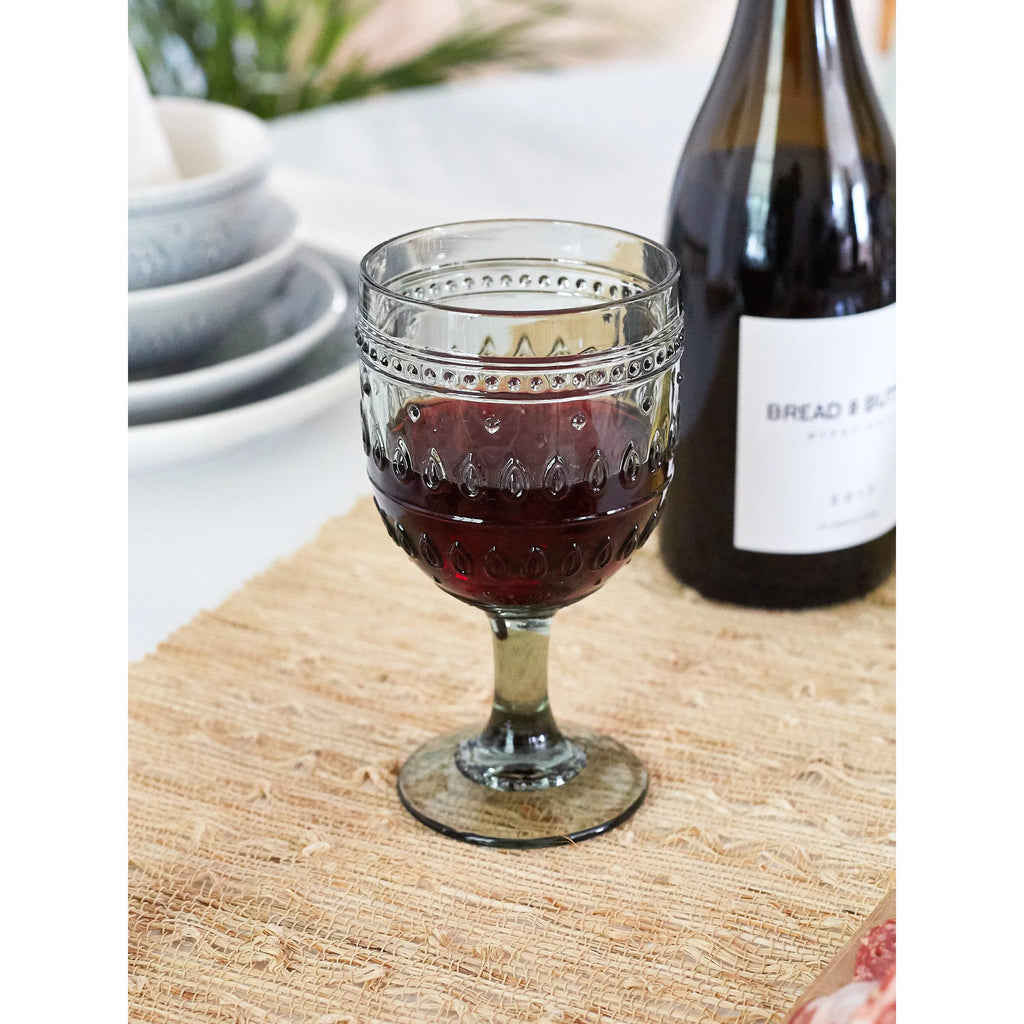 Grey 12-ounce Wine Goblets Set of 4 W62150