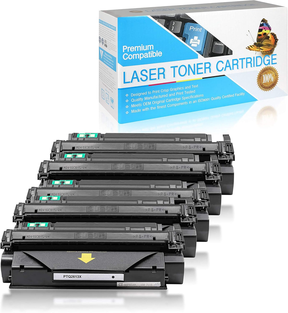 Compatible Toner Cartridge Replacement Black 5 Pack Y32121