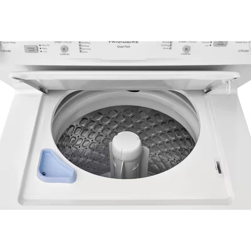 3.9 cu. ft. Washer and 5.6 cu. ft. Gas Dryer Combo in White H1393