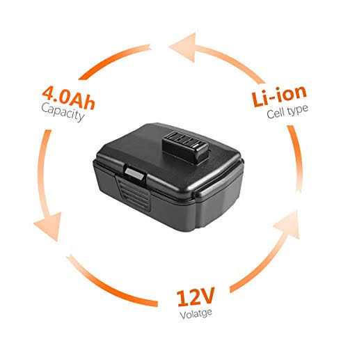 4000mAh 12V Replacement Li-ion Power Tool Battery J71753