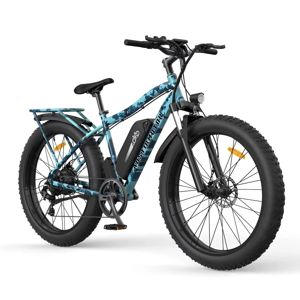 750W 48V 13AH Fat Tire Electric Mountain Bike A492