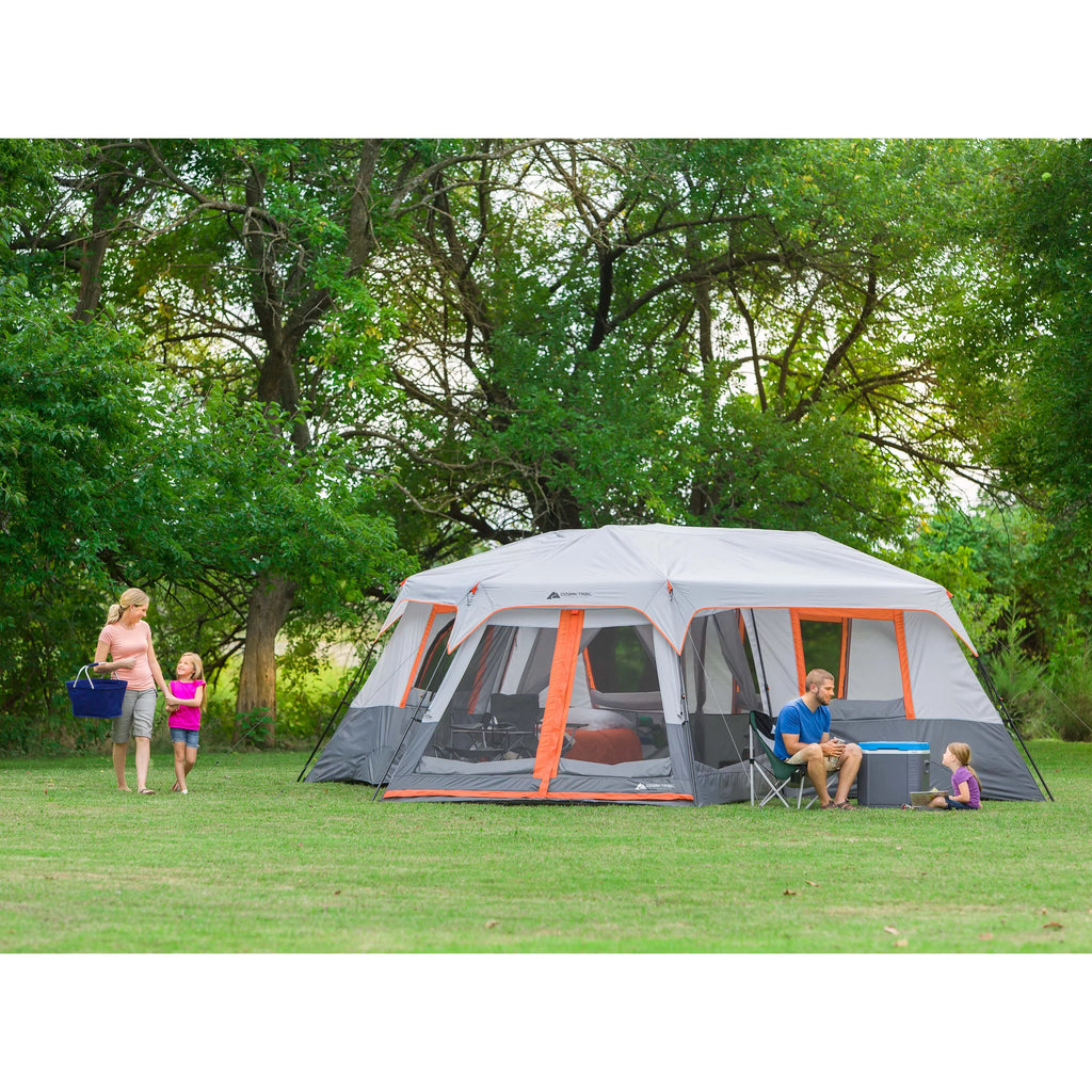 20' x 18' 12-Person 3-Room Instant Cabin Tent with Screen Room S527