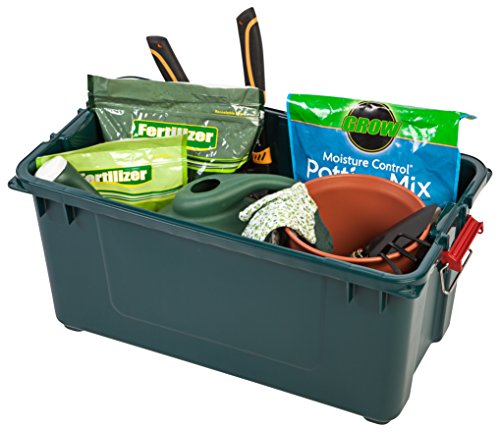 21 Gal Black 4 Pack Storage Bin W440668