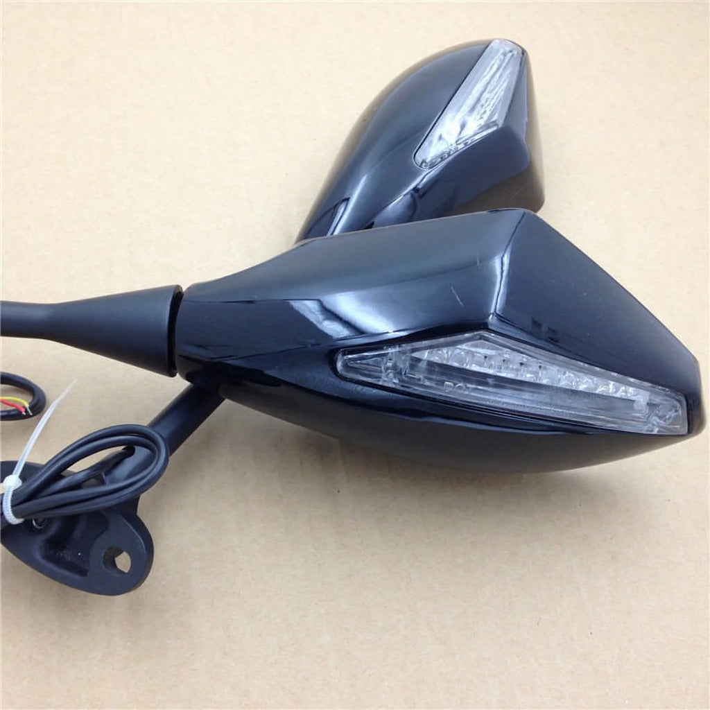 Turn Signal Mirrors For Honda CBR 600RR CBR1000RR Gloss Black J306