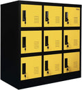 Yellow Heavy Duty Storage Cabinet Locking H540947