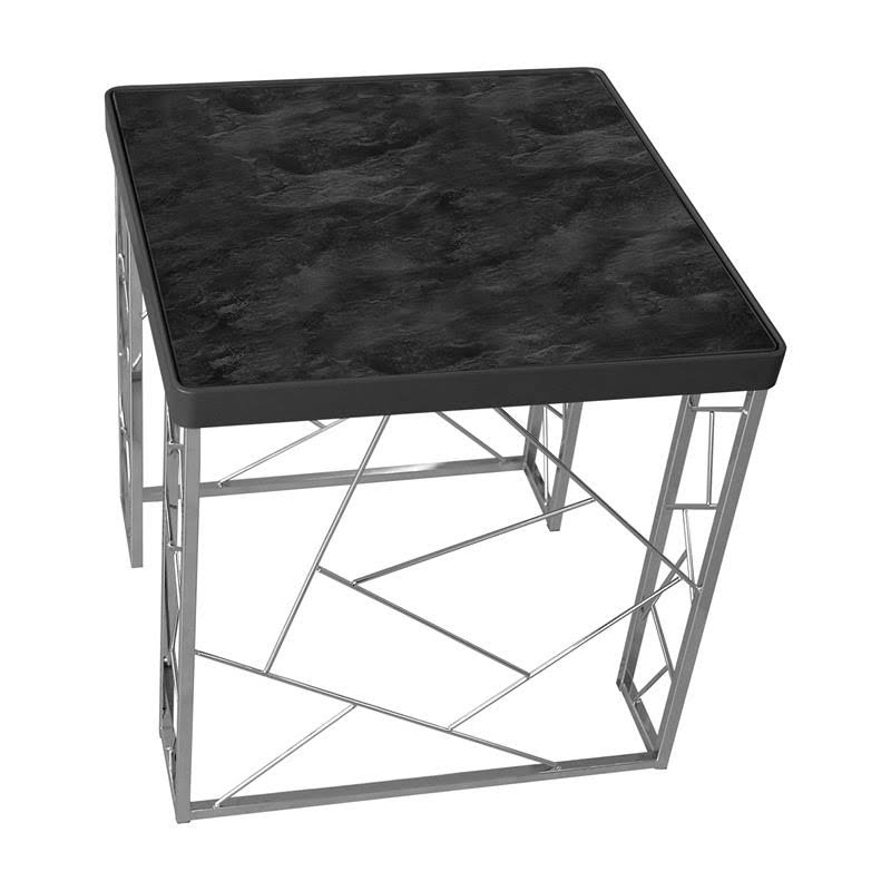 Contemporary Metal End Table P713051