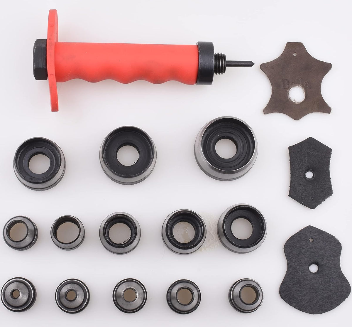 13 in 1 Sharp Hollow Punch Tool Set Leather Kit Gasket Hole Pack of 2 P9031