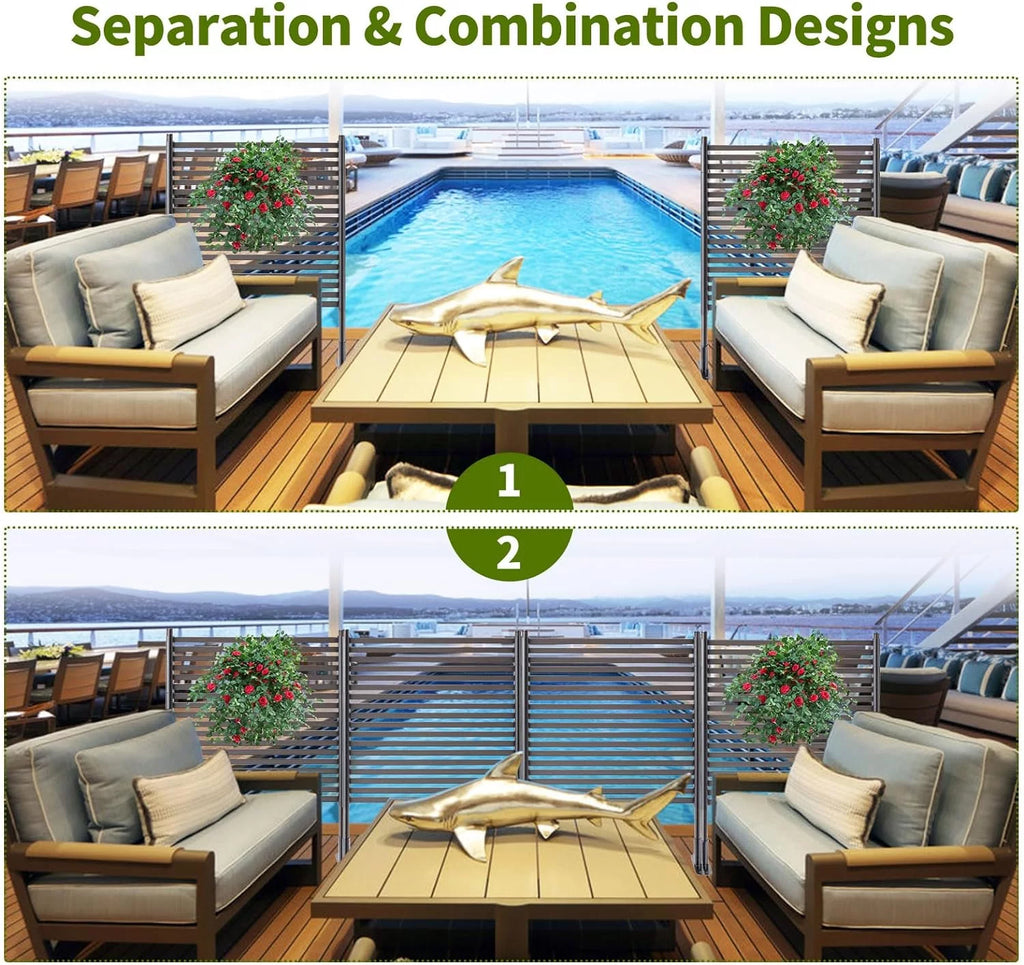 3FT x 4FT Outdoor Privacy Screen with UV & Rust Resistant Coating V530154